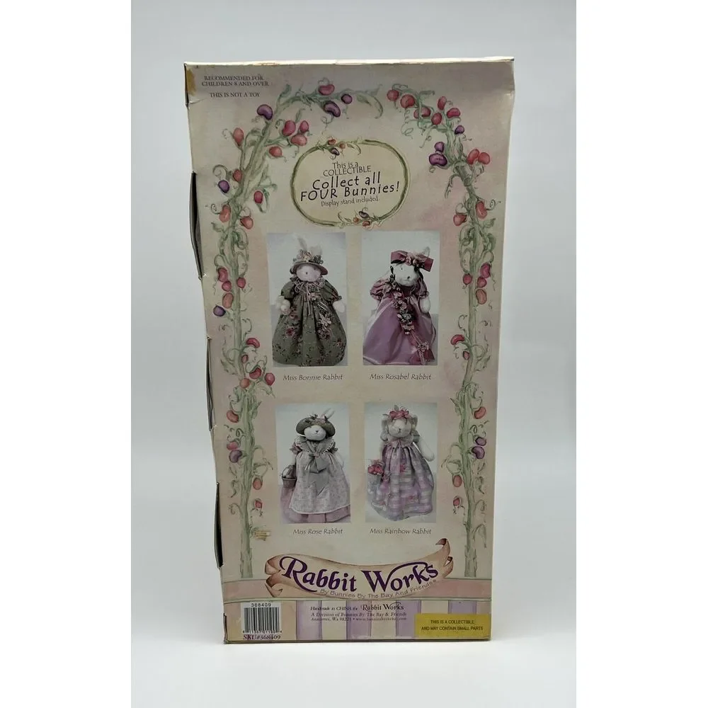 Rabbit Works Miss Bonnie‎ Rabbit brand new collectible Vintage